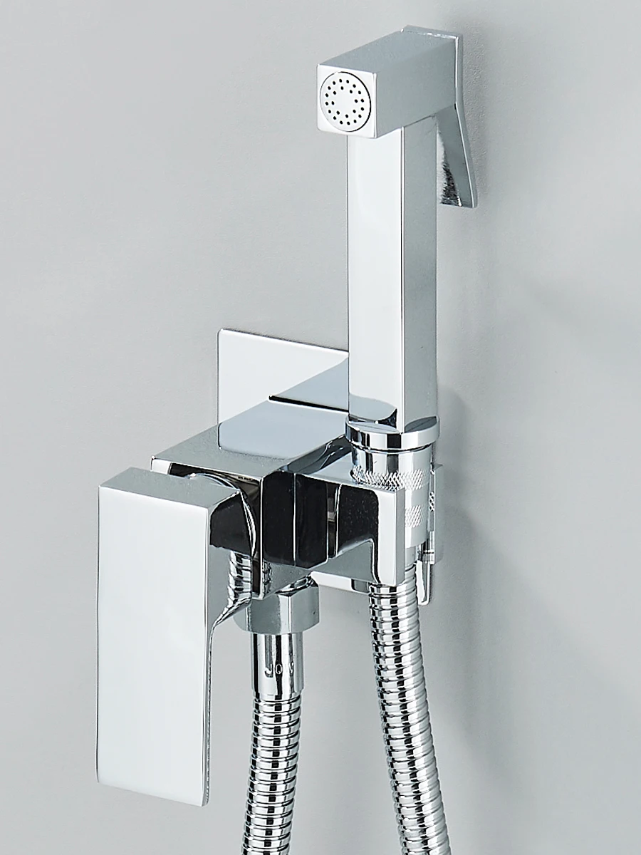 Bidet Toilet Sprayer Faucet Brass Bidet Faucet Muslim Ducha Higienica Hot Cold Water Mixer Tap Toilet Faucets