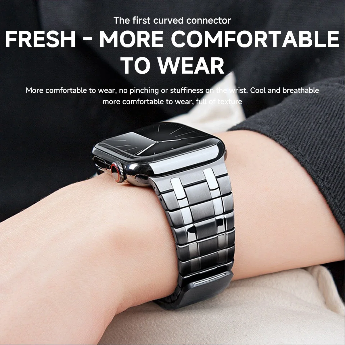 Stainless Steel Magnetic Band for Apple Watch Ultra 4 3 2 49mm 46mm 45mm 44mm 42mm 41mm Metal Strap IWatch 12 11 10 9 8 7 6 SE 5