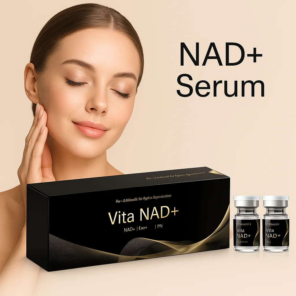 Sanendi Dermapen Serum NAD+Facial Serum Collagen Glutathione Hydrating Firming Skin Booster 10Vials*Box