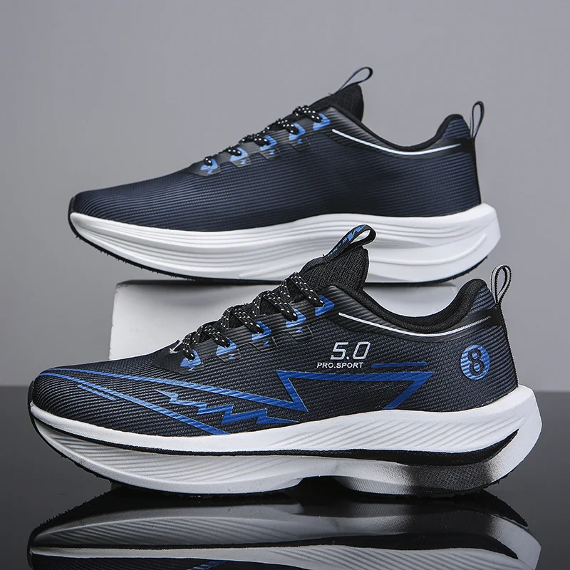 New Men's Soft Cushion Shock Running Shoes Tennis Marathon Sports Breathable Light Women's Comfortable Athletic Nonskid Sneakers