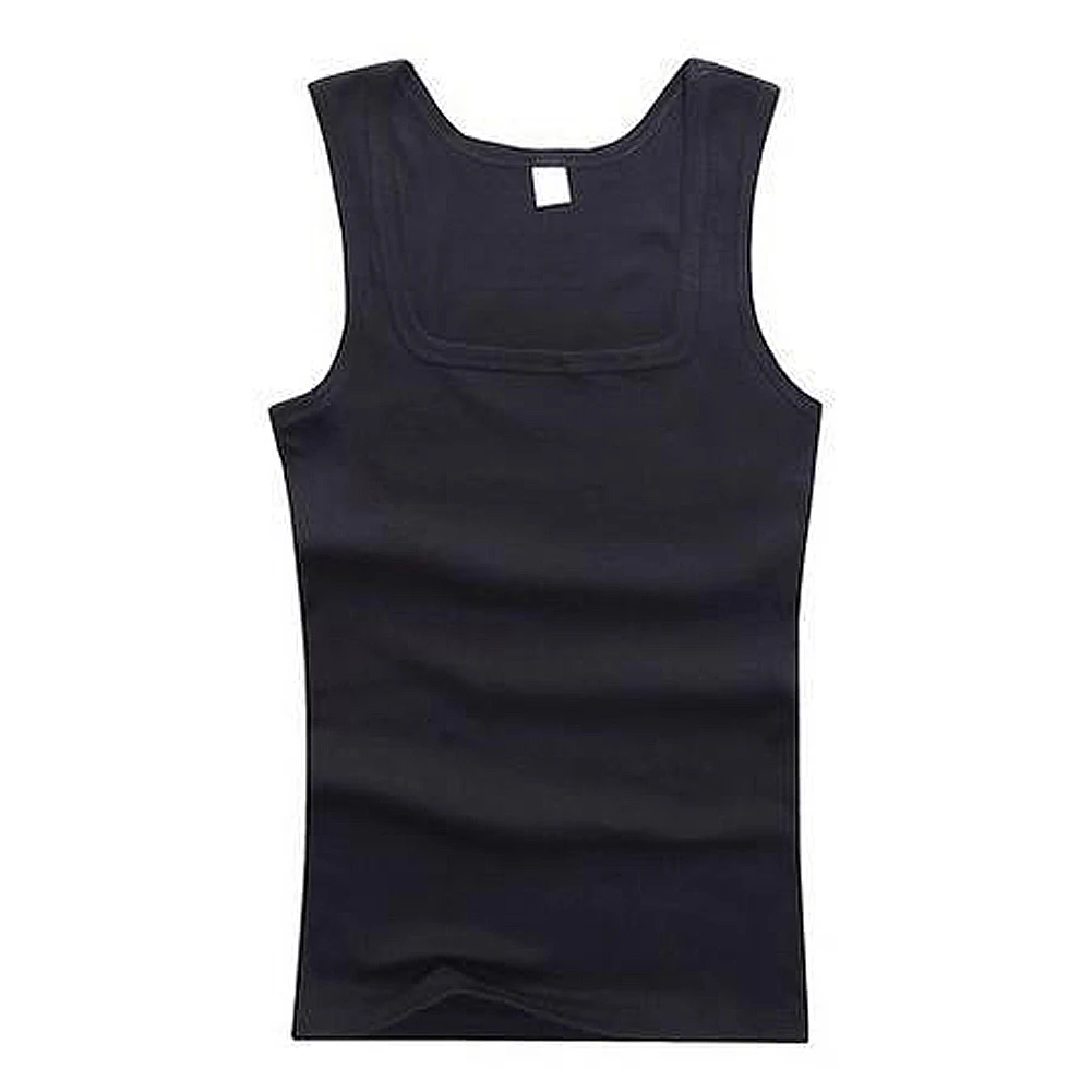 HOT Men's Pure Cotton Tight Vest Casual Sports Tank Tops Middle-aged Sleeveless Basic Tops Quick Drying Bodybuilding Vest