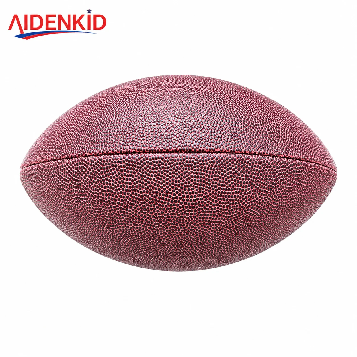 AIDENKID Size 9 American Football PU Leather Official Size Outdoor Training Match Ball for Adults