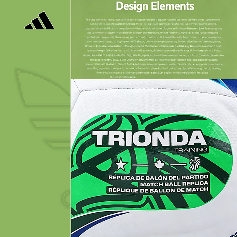 Adidas WC TRN TRIONDA 2026 FIFA World Cup Size 5 Training Soccer Ball Wear Resistant JD8032