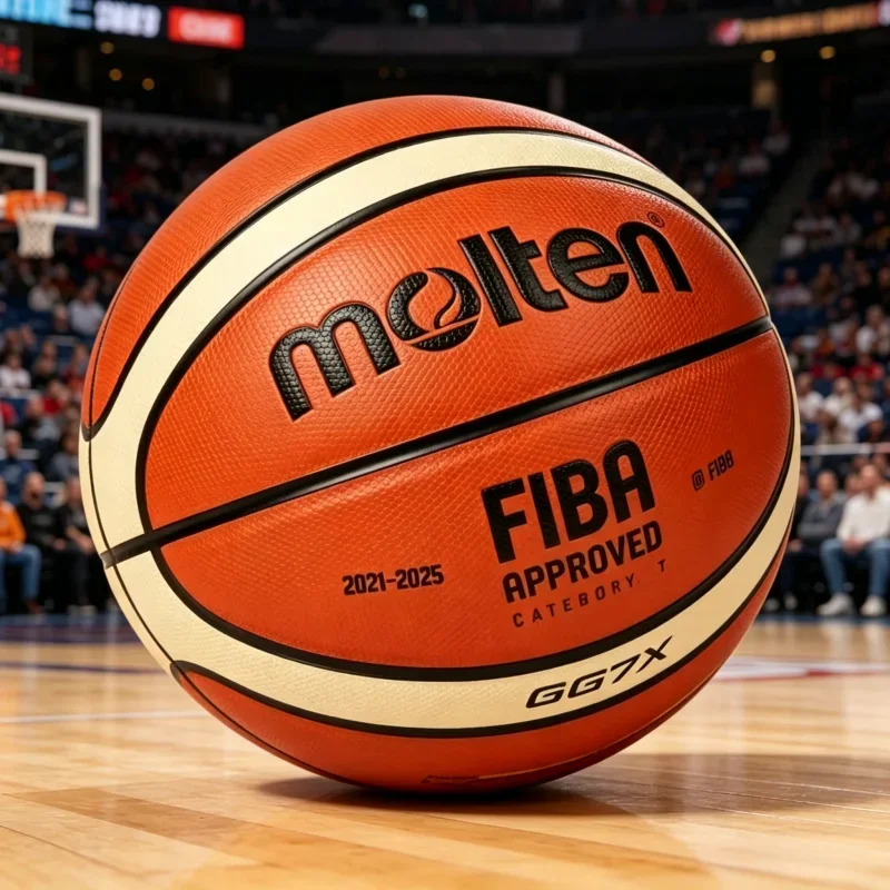 Molten GG5X GG6X GG7X Basketball PU Leather for Adult Teenager Children Outdoor Indoor Match Training FIBA Approved