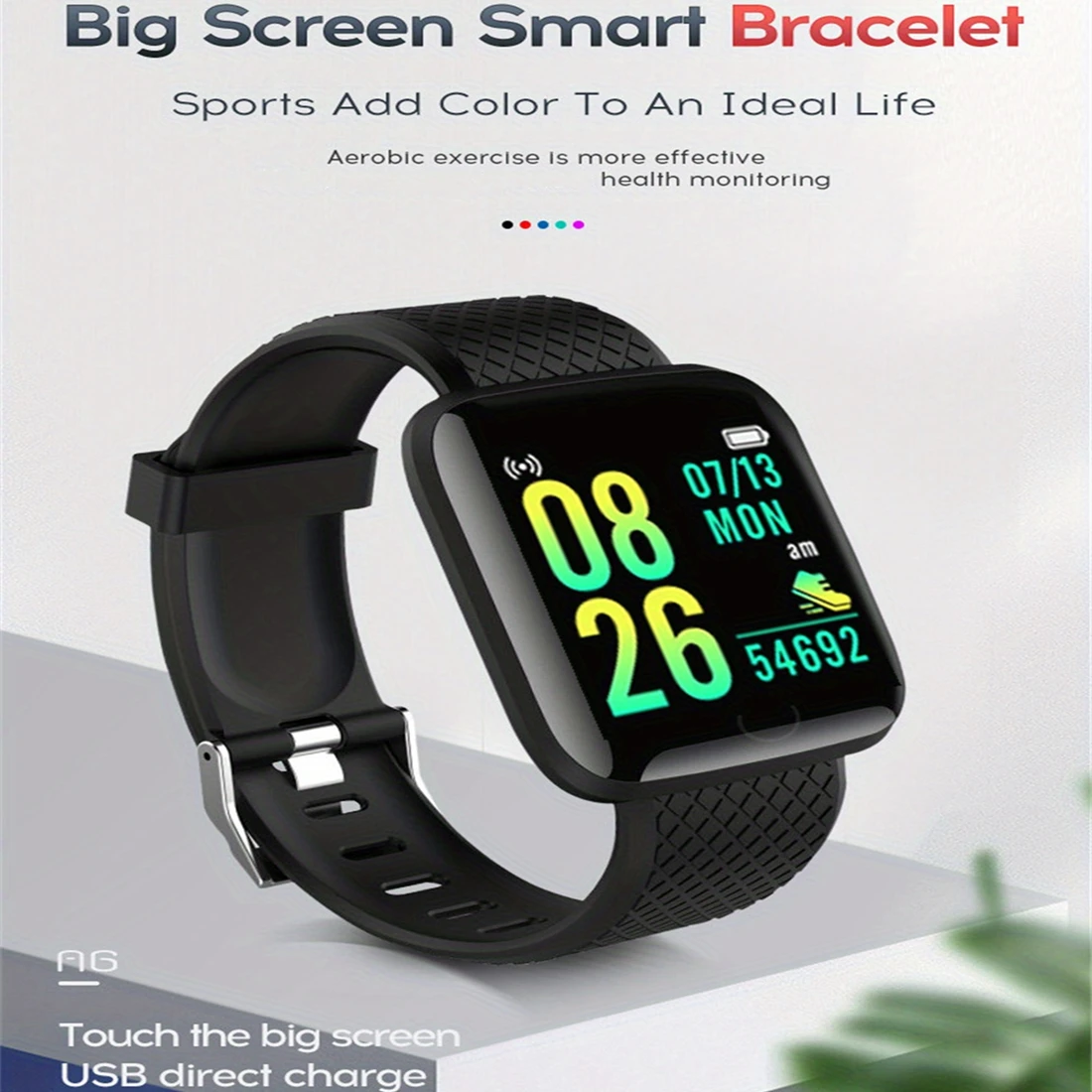 Woman Smart Watch Men Sport Wristband Fitness Monitoring Track Heart Rate Call Reminder Message Push Smartwatch Weather Children