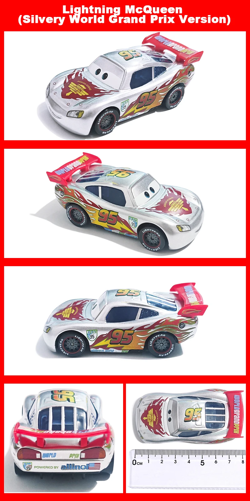 Cars 2 Cars 3 Lightning McQueen Mater Sheriff Flo Ramone Alloy Cars 1:55 Metal Die Casting Model Cars Toys Birthday Gifts