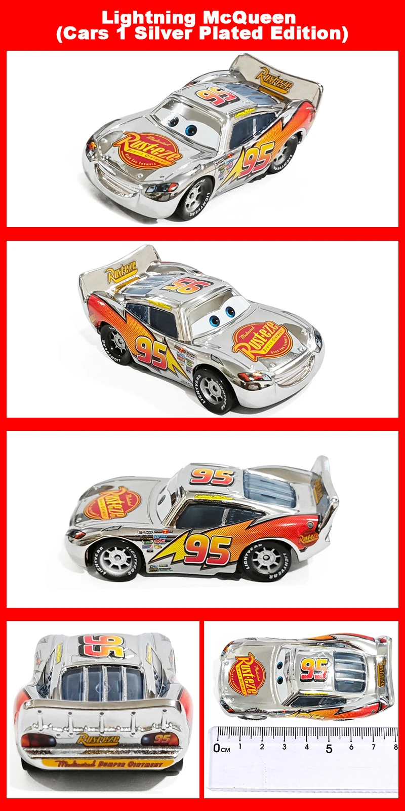 Cars 2 Cars 3 Lightning McQueen Mater Sheriff Flo Ramone Alloy Cars 1:55 Metal Die Casting Model Cars Toys Birthday Gifts