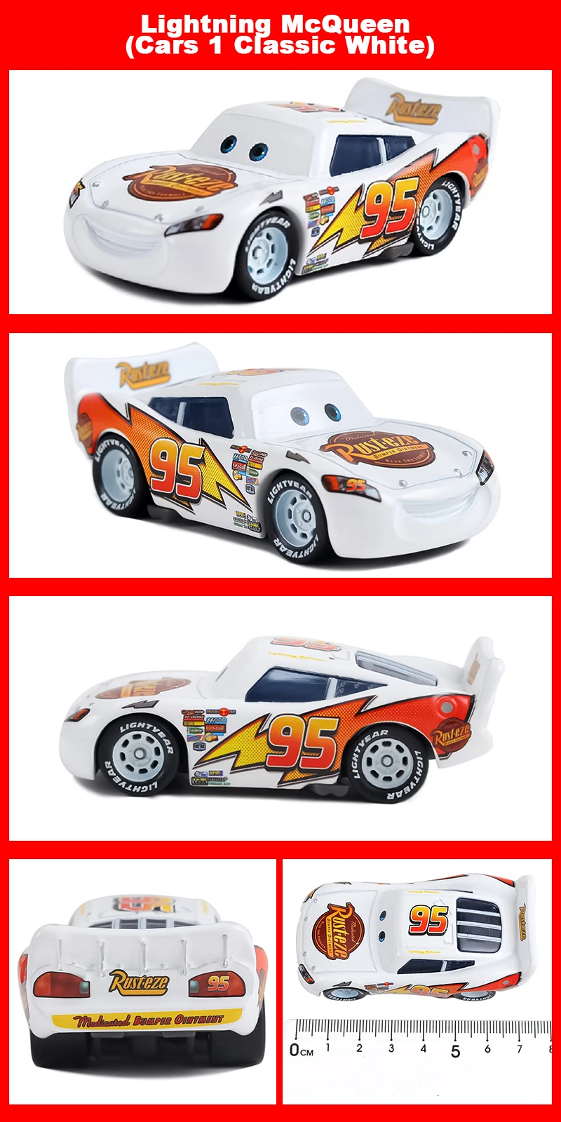 Cars 2 Cars 3 Lightning McQueen Mater Sheriff Flo Ramone Alloy Cars 1:55 Metal Die Casting Model Cars Toys Birthday Gifts