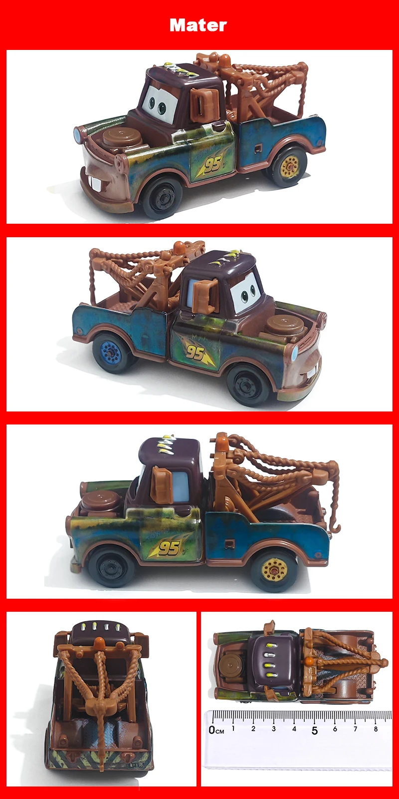 Cars 2 Cars 3 Lightning McQueen Mater Sheriff Flo Ramone Alloy Cars 1:55 Metal Die Casting Model Cars Toys Birthday Gifts