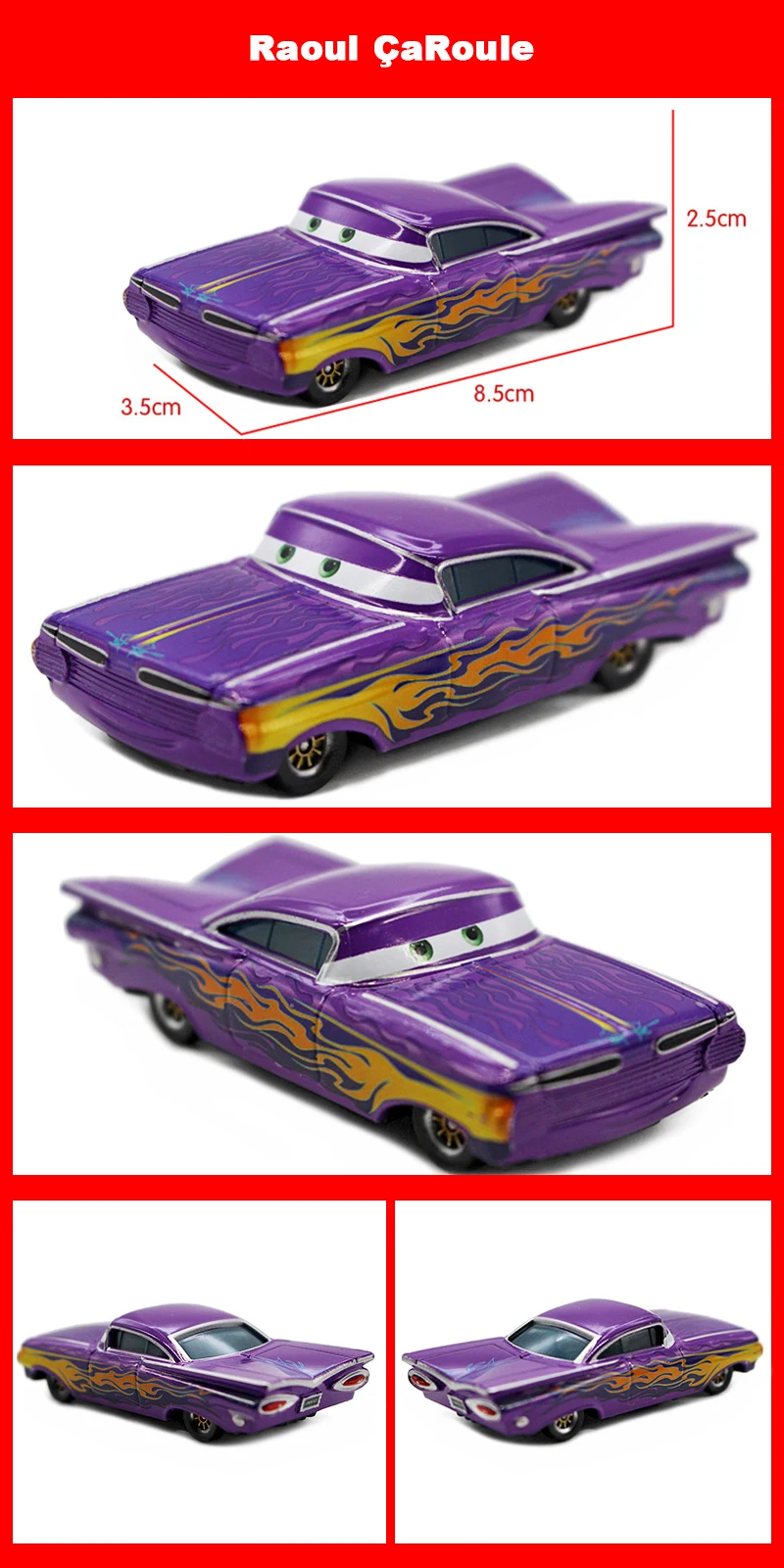 Cars 2 Cars 3 Lightning McQueen Mater Sheriff Flo Ramone Alloy Cars 1:55 Metal Die Casting Model Cars Toys Birthday Gifts