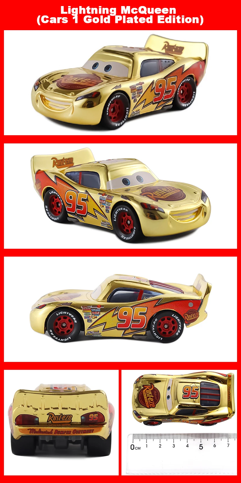 Cars 2 Cars 3 Lightning McQueen Mater Sheriff Flo Ramone Alloy Cars 1:55 Metal Die Casting Model Cars Toys Birthday Gifts