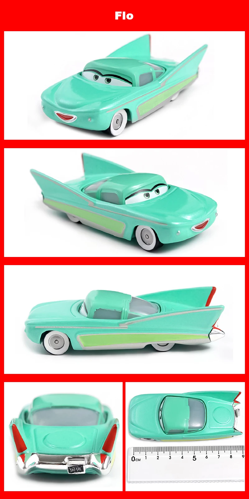 Cars 2 Cars 3 Lightning McQueen Mater Sheriff Flo Ramone Alloy Cars 1:55 Metal Die Casting Model Cars Toys Birthday Gifts