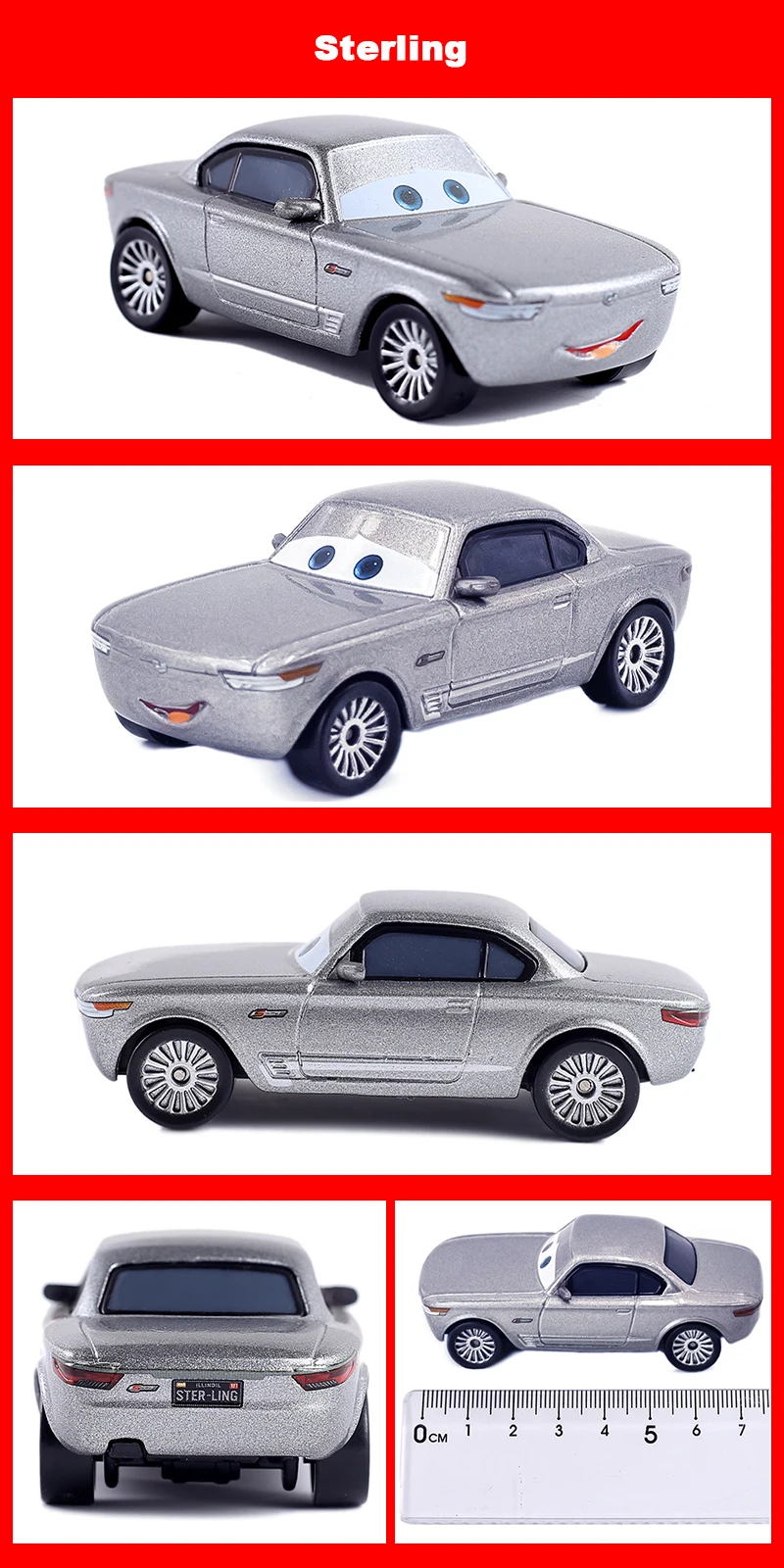 Cars 2 Cars 3 Lightning McQueen Mater Sheriff Flo Ramone Alloy Cars 1:55 Metal Die Casting Model Cars Toys Birthday Gifts