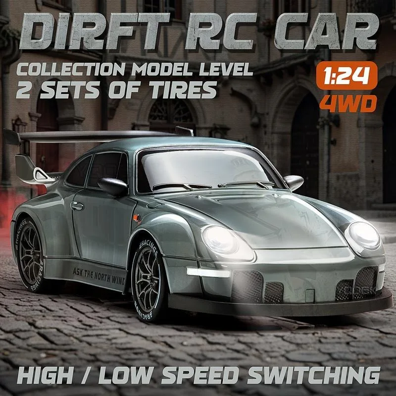 2.4GHz 4x4 Racing 1: 24 Speed Drive RC Drift Remote Control Car High-Speed Racing Car Children Kid Adult Toy Gift Christmas Gift