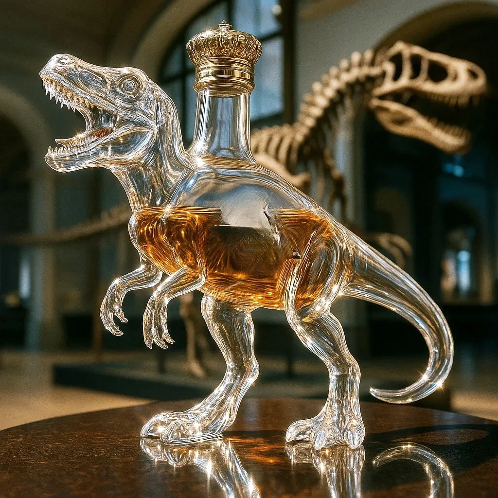 2026 New Home Decoration Ornaments Dinosaur Bottles Whiskey Decorative Bottles, Bar Decoration Ornaments Whiskey Decanter