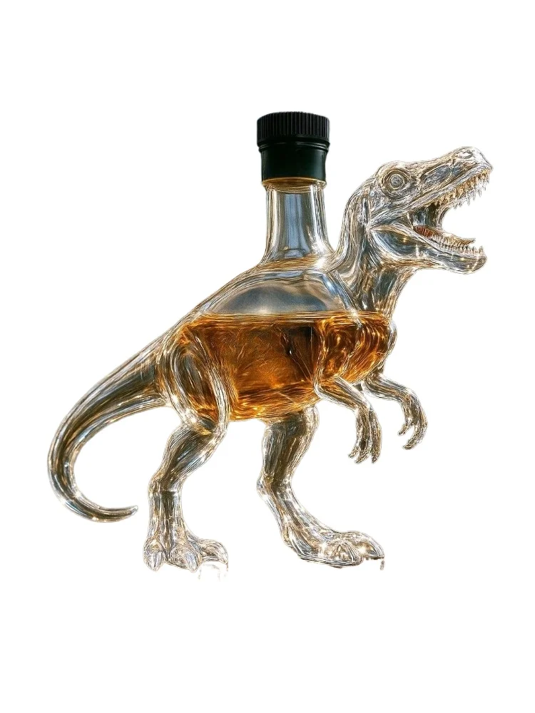 2026 New Home Decoration Ornaments Dinosaur Bottles Whiskey Decorative Bottles, Bar Decoration Ornaments Whiskey Decanter