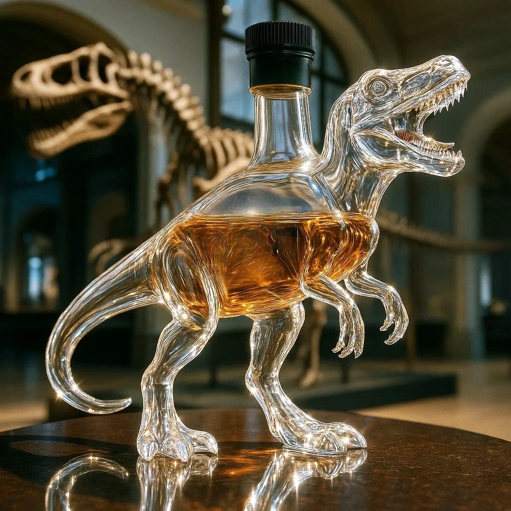 2026 New Home Decoration Ornaments Dinosaur Bottles Whiskey Decorative Bottles, Bar Decoration Ornaments Whiskey Decanter