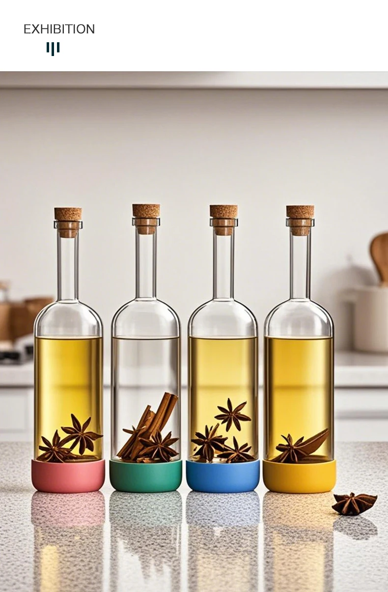 Inmeet Creative Bubble wine Bottle/Bar Juice Bottle/Cocktail Bottle/Oil Bottle With scale Bartender Supplies 800ML 1PCS