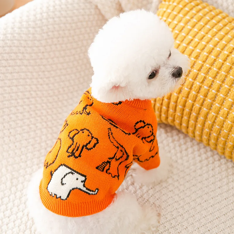 Dog Winter Clothes Puppy Warm Dog Sweater Chihuahua French Bulldog Overalls for Dogs Pet Coat Samll Dog Jersey New 2026 Clothing