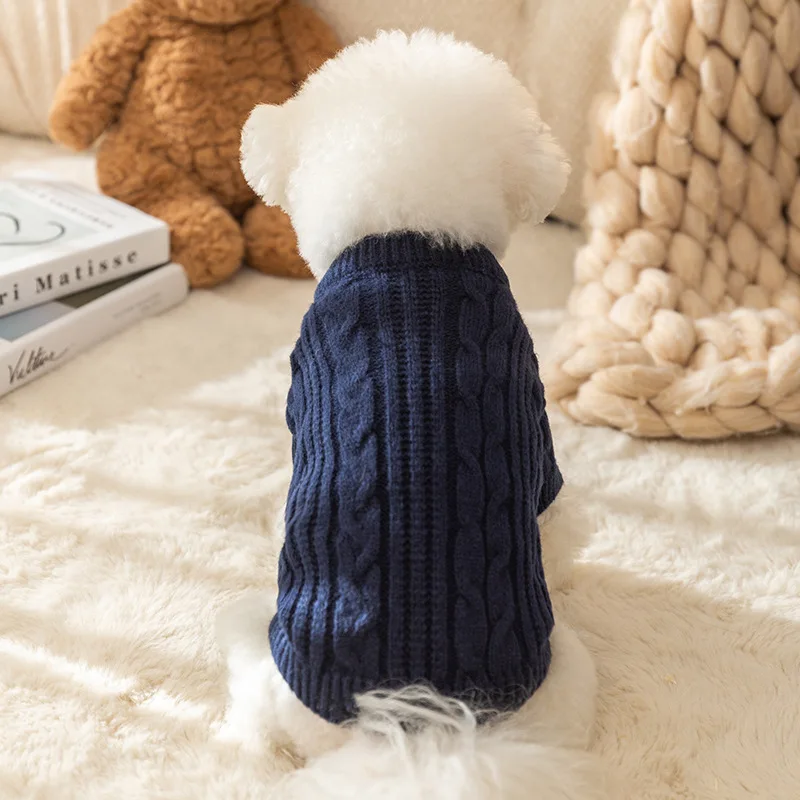 Dog Winter Clothes Puppy Warm Dog Sweater Chihuahua French Bulldog Overalls for Dogs Pet Coat Samll Dog Jersey New 2026 Clothing