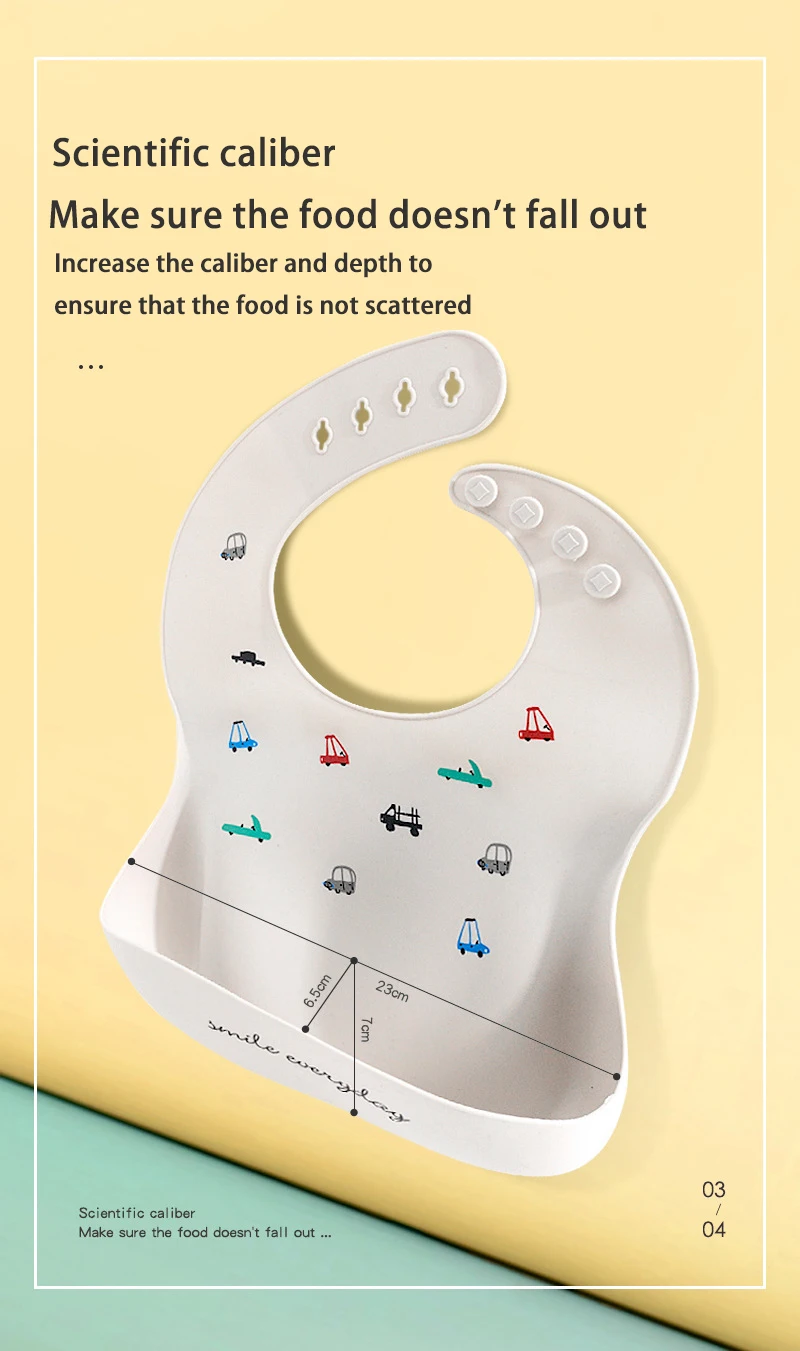 Waterproof Baby Bibs For Baby Kid Soft Silicone Feeding Bib Summer Baby Stuff Feeding Cartoon Print Girl Boy Bibs Burp Cloths