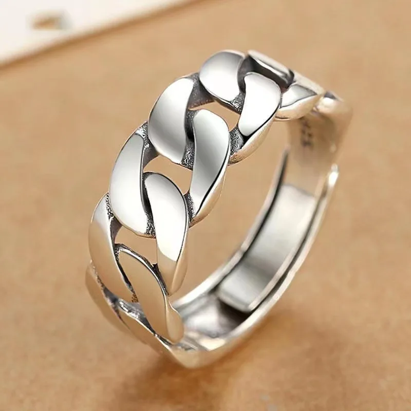 Hot 925 Sterling Silver Ring Adjustable Simplicity Fashion Exquisite Student Girlfriend Jewelry Accessories Wedding Party