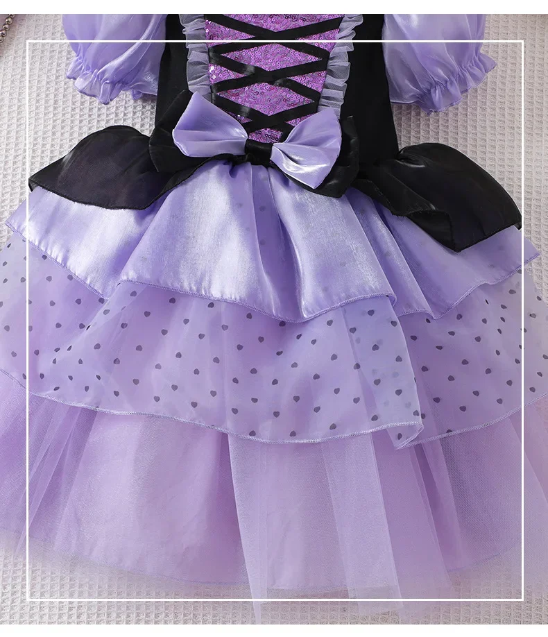2026 Halloween Lolita Dress Girls Kawaii Cartoon Maid Outfit Cosplay Costume Princess Dress Festival Gifts