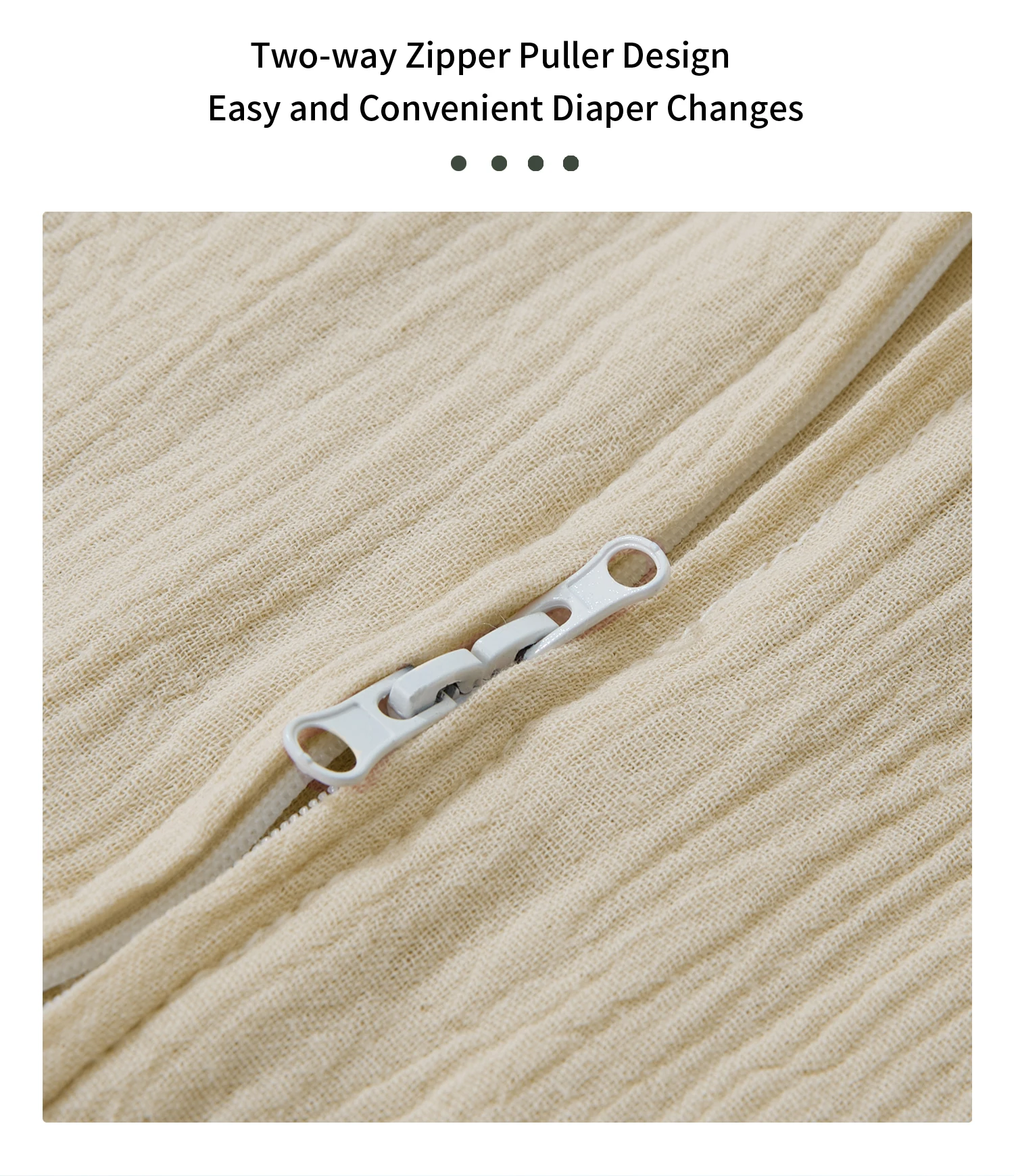 Baby Sleeping Blanket Newborn Swaddle Sleeveless Sleep Sack Summer Thin Premium Muslin Cotton Soft 2-Ways Zipper Easy Diaper Cha