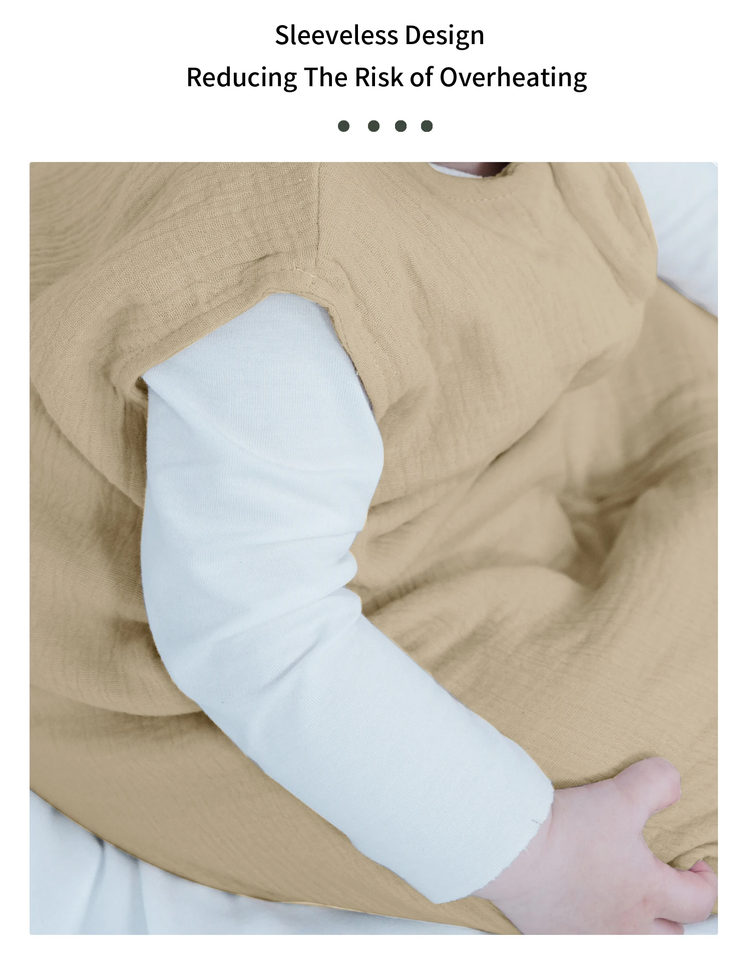 Baby Sleeping Blanket Newborn Swaddle Sleeveless Sleep Sack Summer Thin Premium Muslin Cotton Soft 2-Ways Zipper Easy Diaper Cha