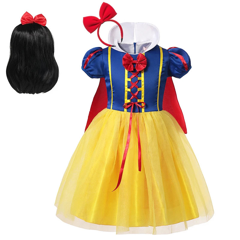 2025 Purim Classic Princess Dress Costume for Girls, Children's Carnival Christmas Party Princess Kids Birthday Clothes