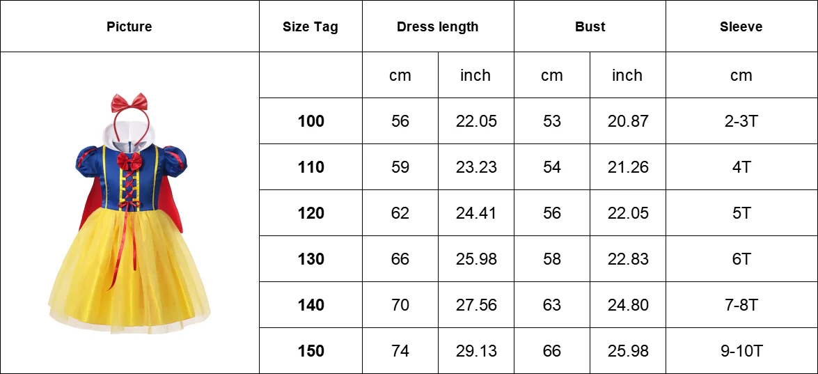 2025 Purim Classic Princess Dress Costume for Girls, Children's Carnival Christmas Party Princess Kids Birthday Clothes