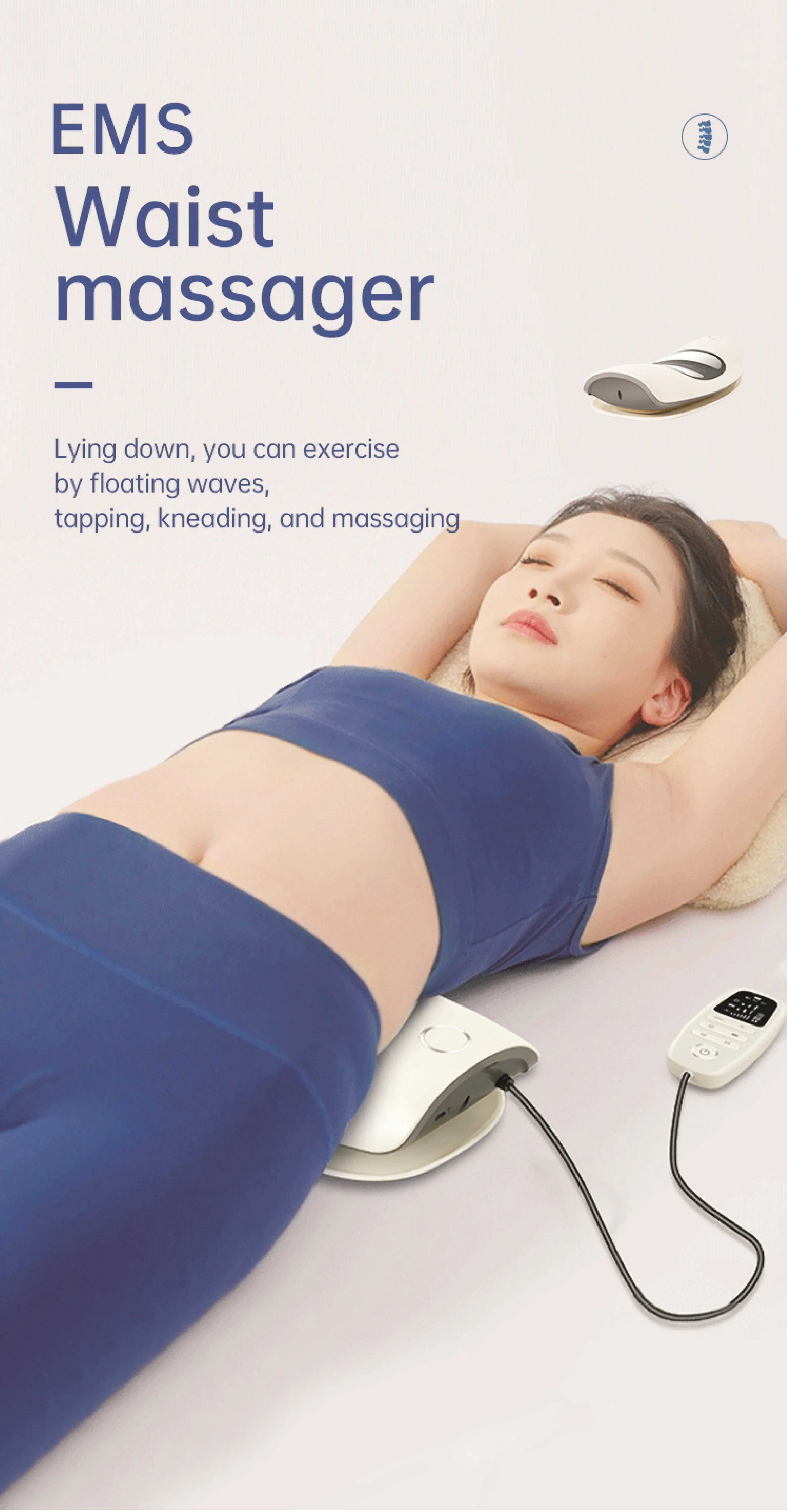 Multifunctional Lumbar Traction Device Waist Massager Waist Spine Support Back Massage Stretcher with Vibration Airbag Traction