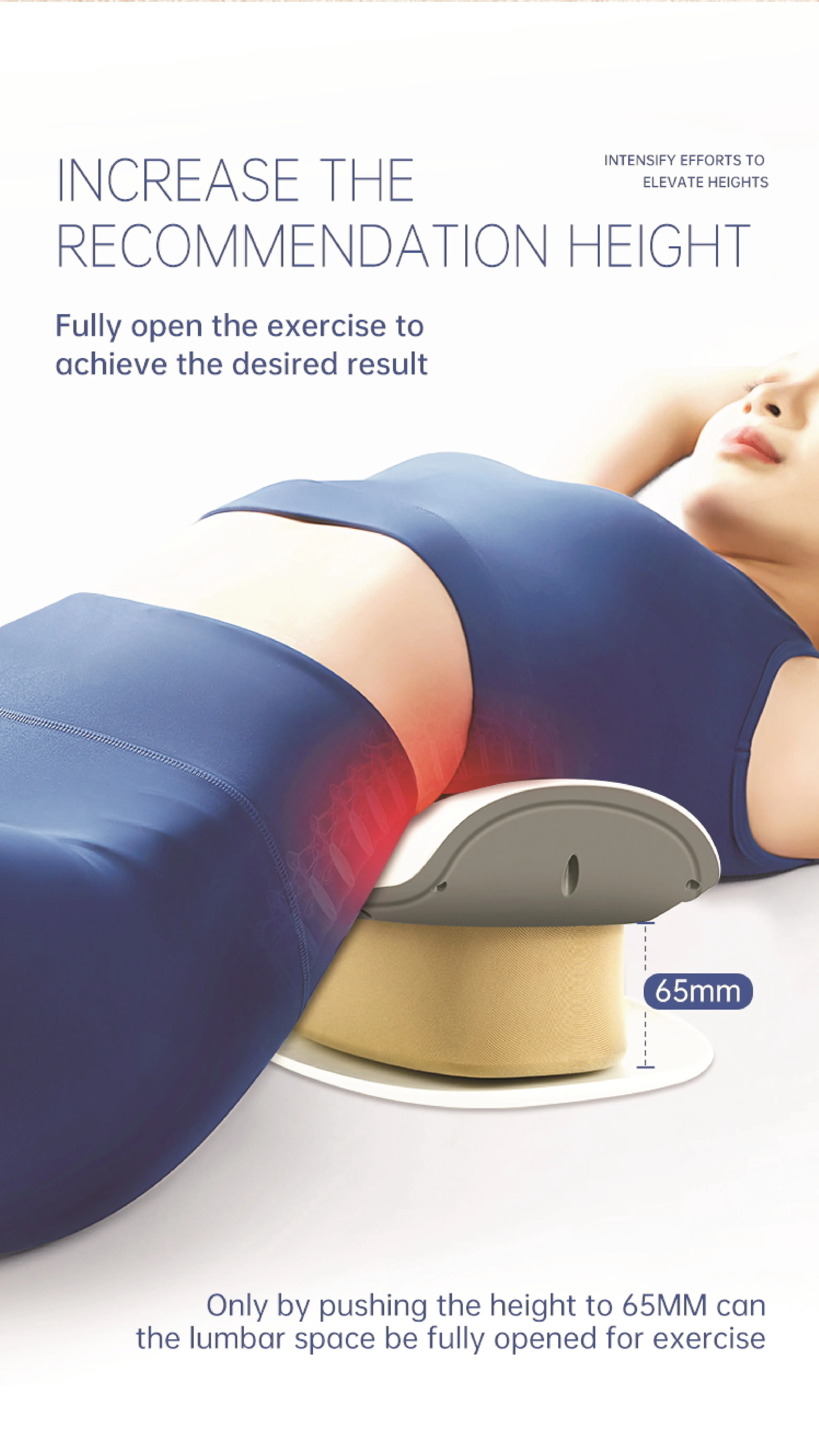 Multifunctional Lumbar Traction Device Waist Massager Waist Spine Support Back Massage Stretcher with Vibration Airbag Traction