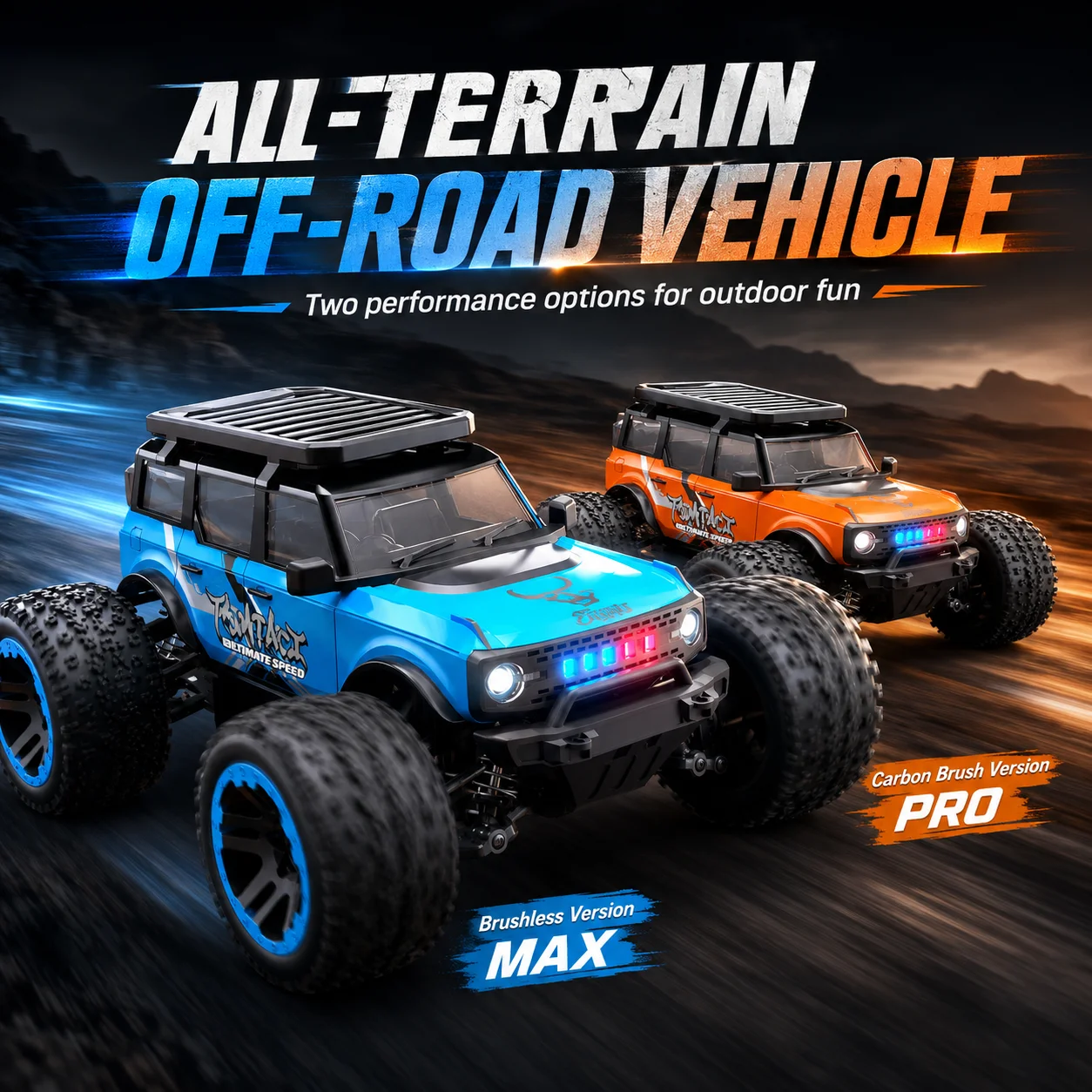 ZNLYRION RC Car SG201MAX PRO 1:20 4WD 40KM/H Brushed or 55KM/H Brushless Full Proportional Remote Control Truck with LED Lights Independent Suspension Metal Drive Shaft