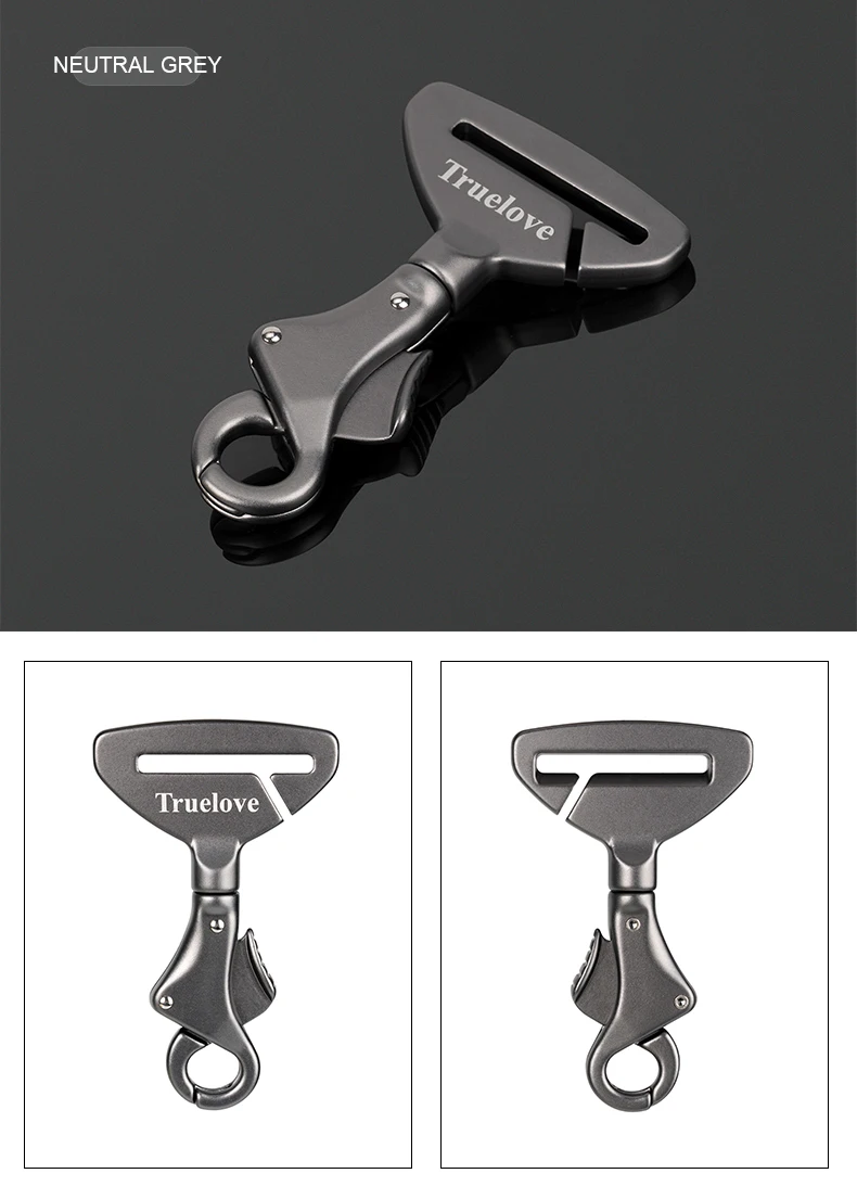 Truelove Pet All Car Seat Belt Safety Buckle with Collar or Harness High-quality Lightweight Aluminium Alloy Portable TLM1993