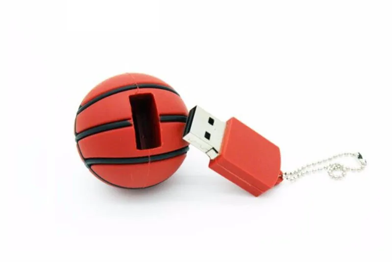 JASTER Football USB Flash Drives 128GB Basketball Memory Stick 64GB Golf Ball Pen Drive 32GB Tennis Pendrive 16GB Creative Gift