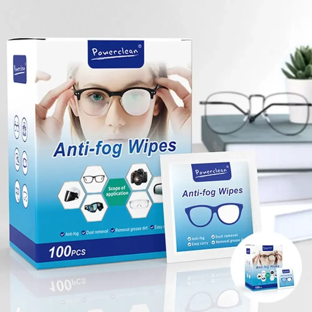 10/30/50100pcs/box Glasses Wet Cleaner Clean Disposable Anti Fog Mist Dust Remover Cleaning Lens Towels Sunglasses Phone Screen