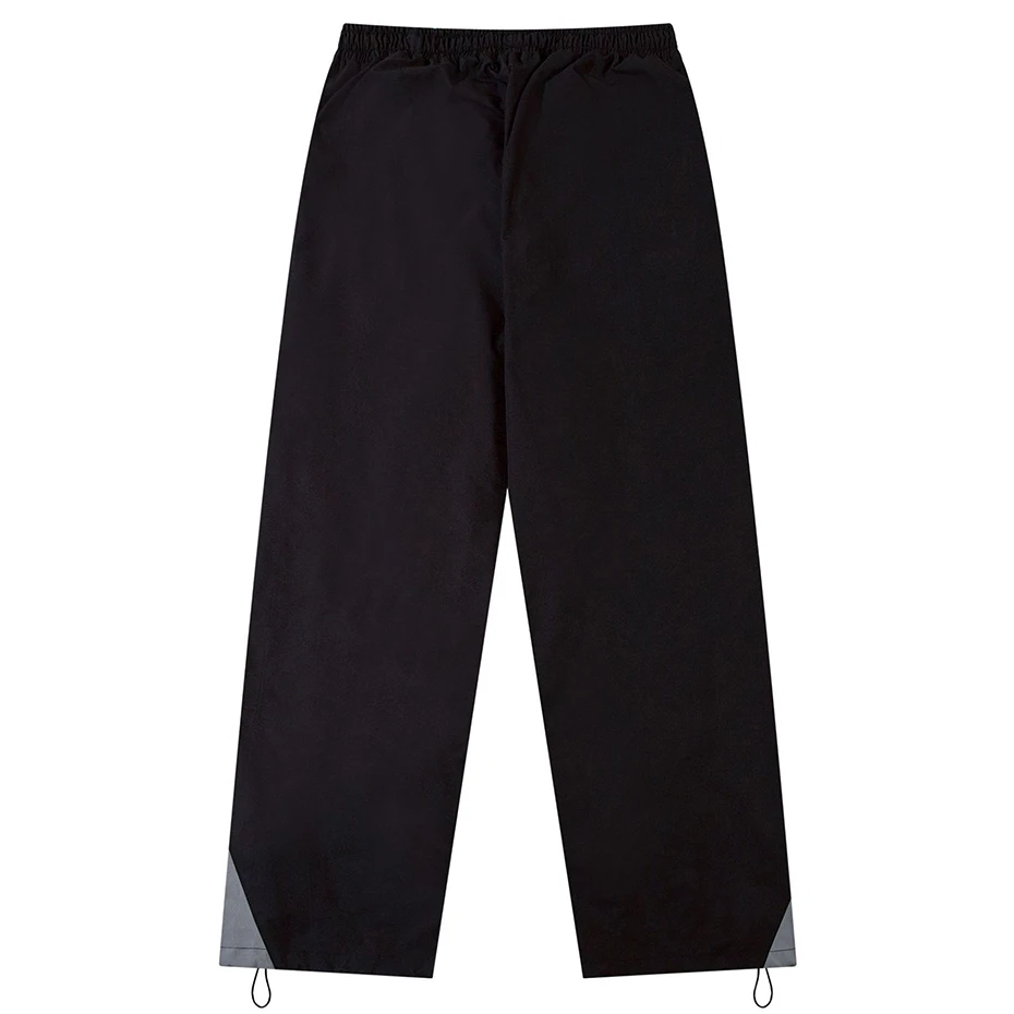 Y2K Vintage Loose Pants Streetwear Oversized Sweatpants Joggers Color Block Patchwork Wide Leg Sports Pants
