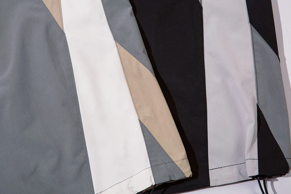 Y2K Vintage Loose Pants Streetwear Oversized Sweatpants Joggers Color Block Patchwork Wide Leg Sports Pants