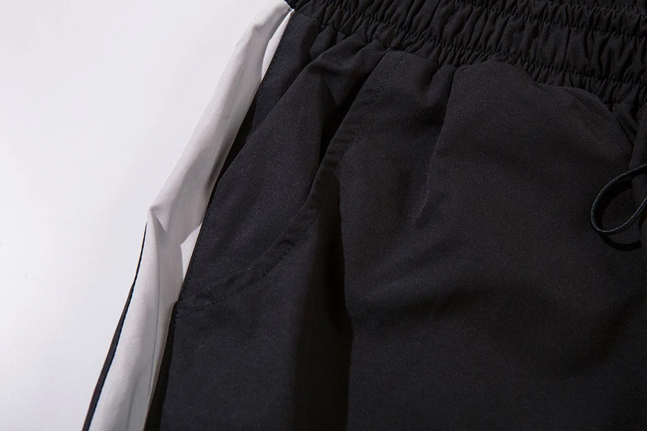 Y2K Vintage Loose Pants Streetwear Oversized Sweatpants Joggers Color Block Patchwork Wide Leg Sports Pants