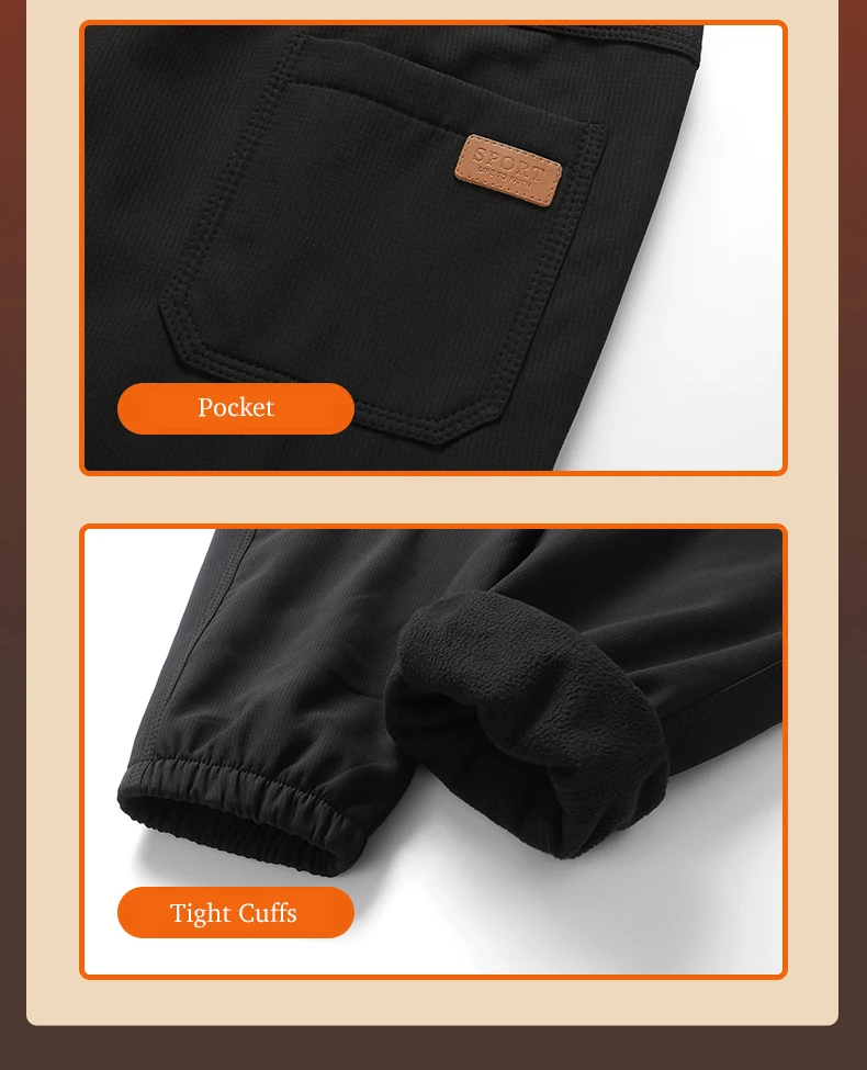 JNLN Thick Fleece Warm Pants Women Men Winter Waterproof Windproof Jogger Pants Unisex Hiking Camping Climbing Skiing Trousers