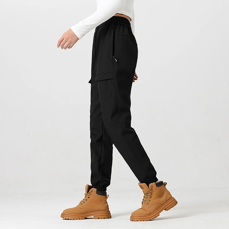JNLN Thick Fleece Warm Pants Women Men Winter Waterproof Windproof Jogger Pants Unisex Hiking Camping Climbing Skiing Trousers