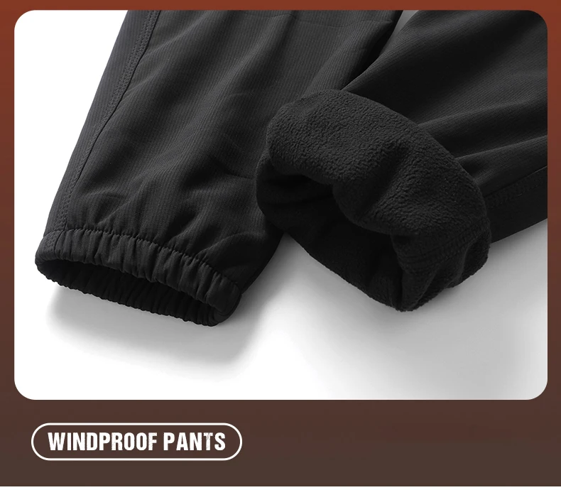 JNLN Thick Fleece Warm Pants Women Men Winter Waterproof Windproof Jogger Pants Unisex Hiking Camping Climbing Skiing Trousers