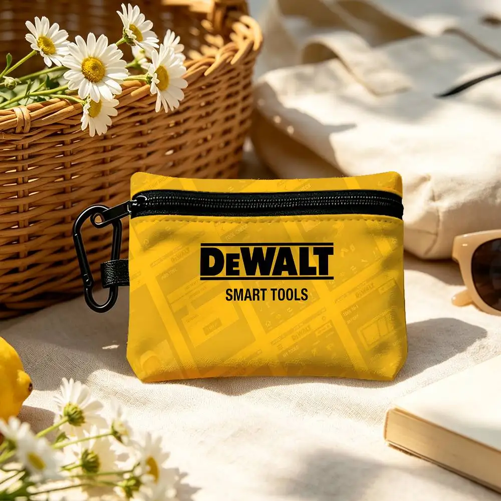 C-DeWaltS Cool Fashion Wear-resistant Oxford Cloth Coin Purse Portable Backpack Hanging Card Storage Bag