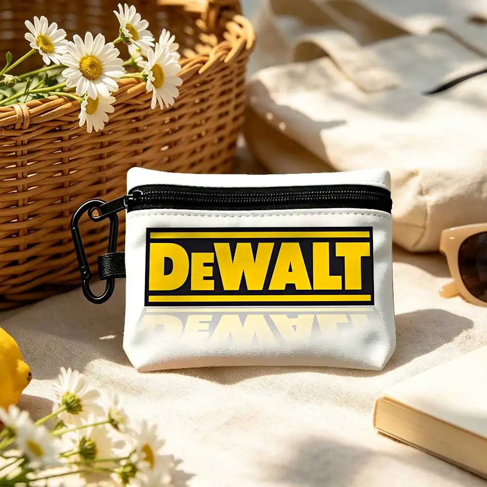 C-DeWaltS Cool Fashion Wear-resistant Oxford Cloth Coin Purse Portable Backpack Hanging Card Storage Bag