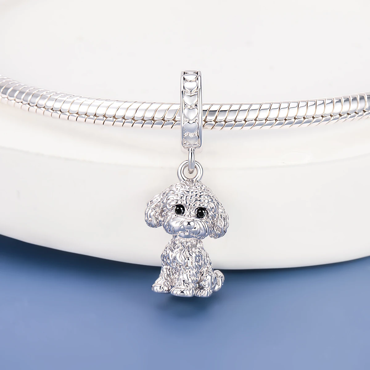 Pan Charms Puppy Dog Paw Print Pet Lover Pendant Charm Beads Fit Original Bracelet Jewelry DIY Birthday Gift for Her/Him Women