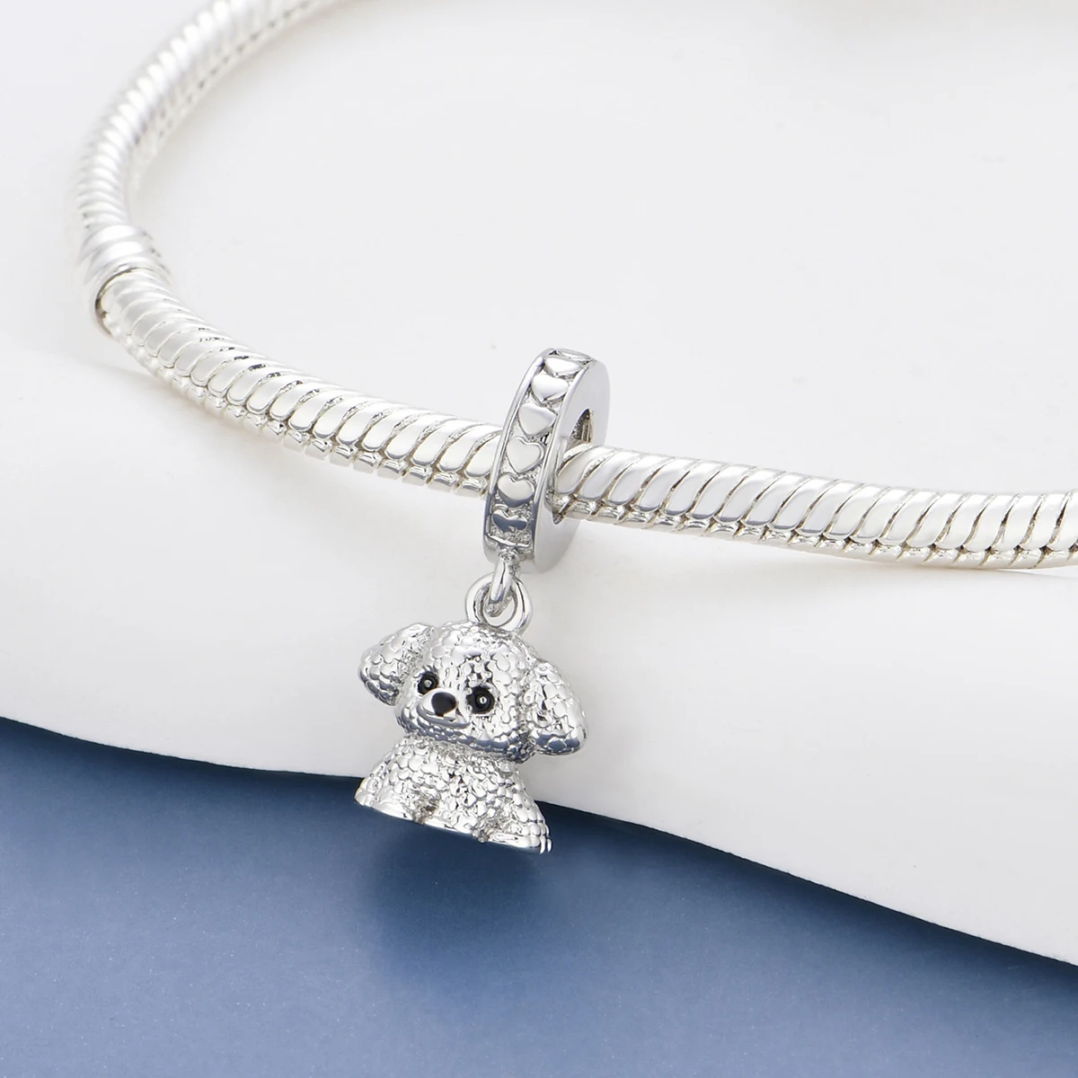 Pan Charms Puppy Dog Paw Print Pet Lover Pendant Charm Beads Fit Original Bracelet Jewelry DIY Birthday Gift for Her/Him Women
