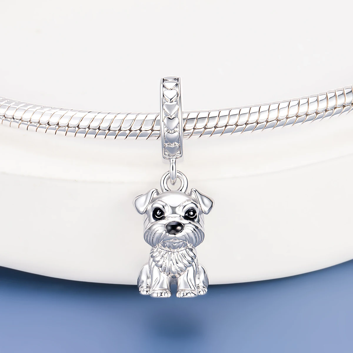Pan Charms Puppy Dog Paw Print Pet Lover Pendant Charm Beads Fit Original Bracelet Jewelry DIY Birthday Gift for Her/Him Women
