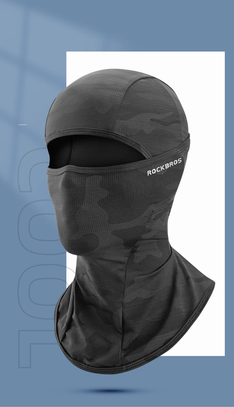 ROCKBROS Motorcycle Mask UV Sun Protection Balaclava Summer Riding Motorcyclist Scarf Breathable Face Mask Motorcycle Acsessorie