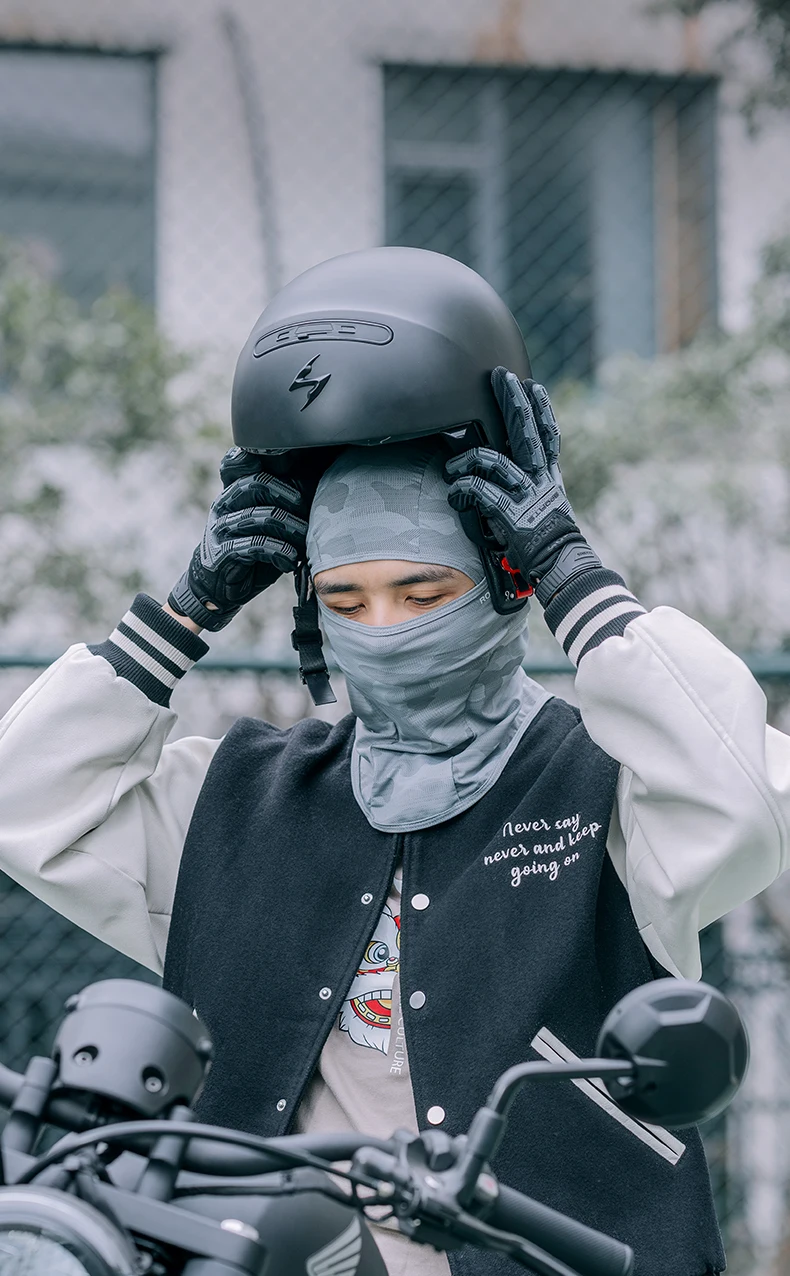ROCKBROS Motorcycle Mask UV Sun Protection Balaclava Summer Riding Motorcyclist Scarf Breathable Face Mask Motorcycle Acsessorie
